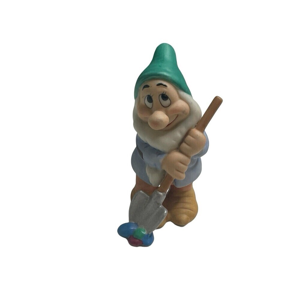 Disney Bashful Dwarf Gem Mine Series Ceramic Porcelain 3” RARE